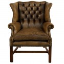 Furniture , 7 Unique Wingback chair : Leather Wingback Chair