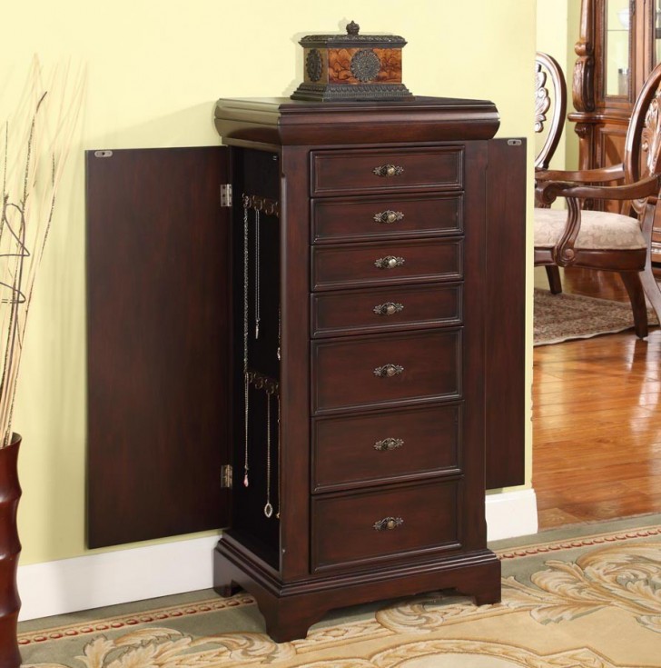 Furniture , 7 Excellent Locking jewelry armoire : Locking Jewelry Armoire