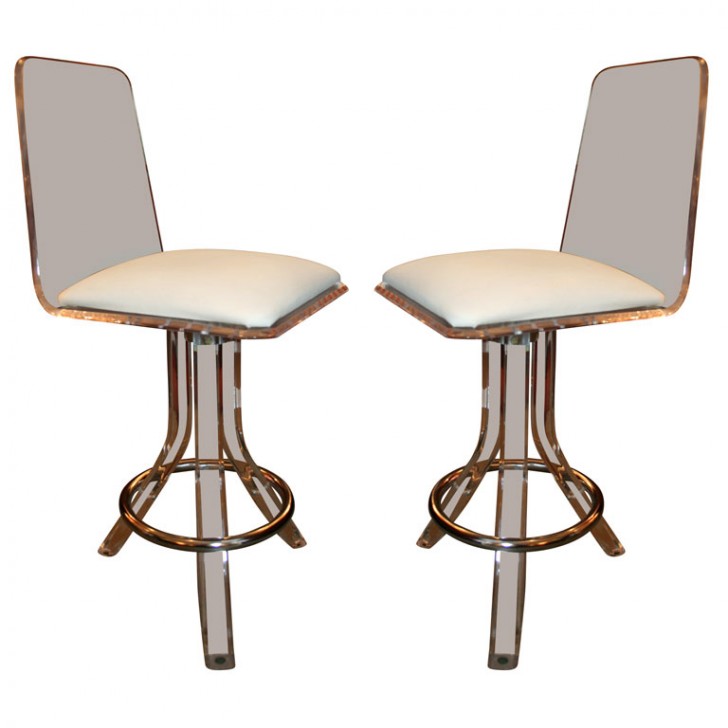 Furniture , 8 Cool Lucite bar stools : Lucite Bar Stools