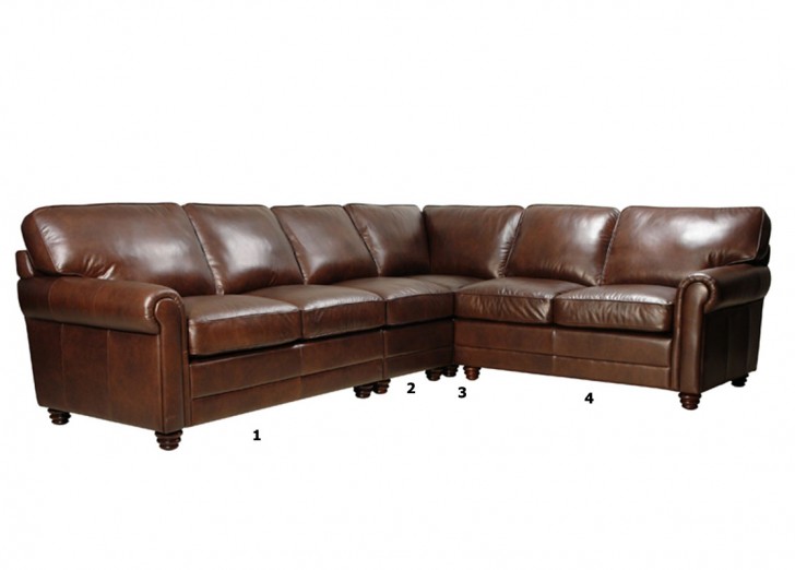 Furniture , 8 Unique Italian leather sectional sofa : Luke Leather Andrew
