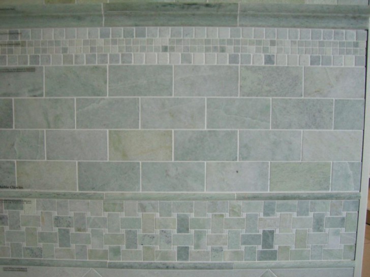 Others , 4 Popular Subway tile sizes : Marble Subway Tile Ming Green