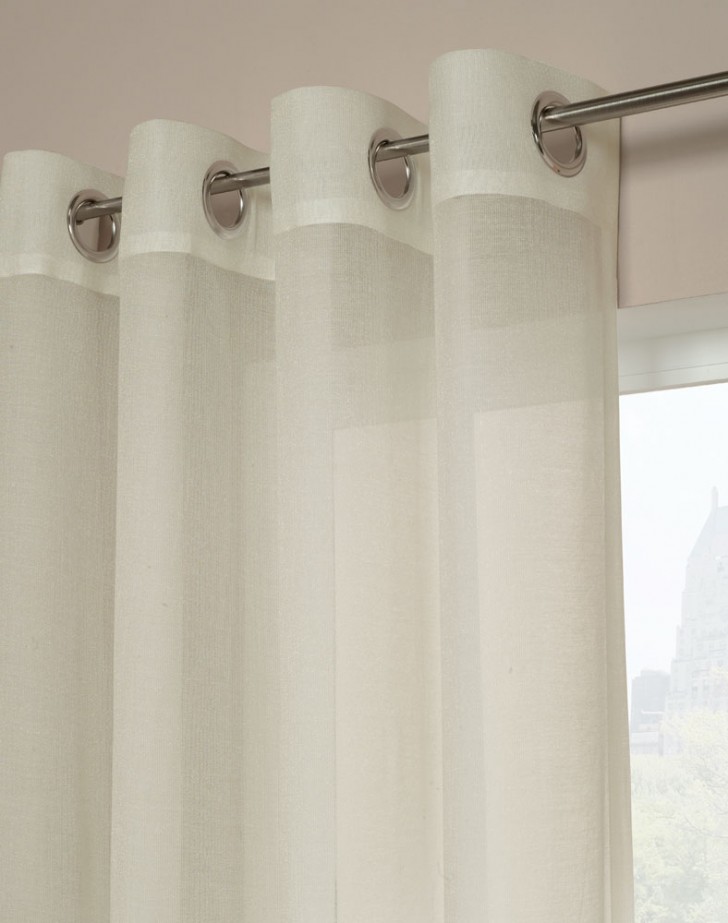 Others , 7 Amazing Sheer curtain panels : Melrose Shimmer Sheer Grommet Curtain Panel
