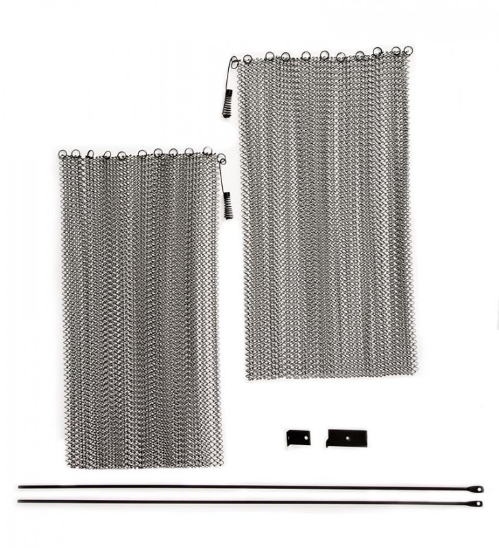 Others , 6 Nice Fireplace mesh curtain : Mesh Curtain Fireplace