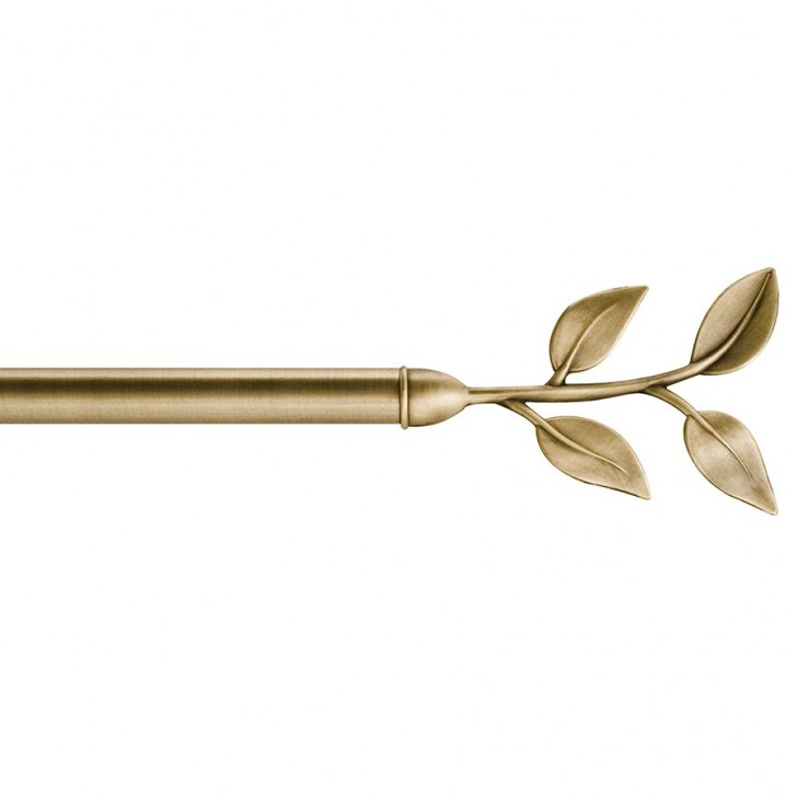 Others , 8 Good Brass curtain rods : Metal Single Curtain Rod