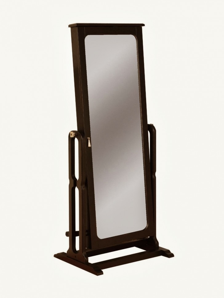 Furniture , 7 Top Full length mirror jewelry cabinet : Mount Jewelry Armoire