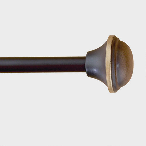 Others , 7 Superb Bronze Curtain Rods : Nail Head Curtain Rods