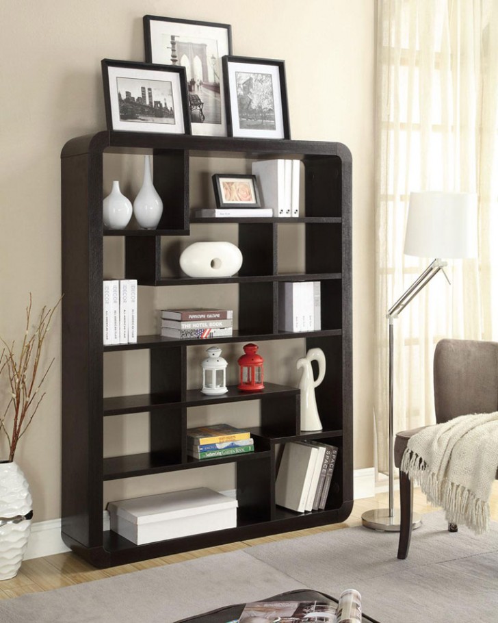 Furniture , 7 Hottest Bookcase room dividers : Office Bookcases And Shelves