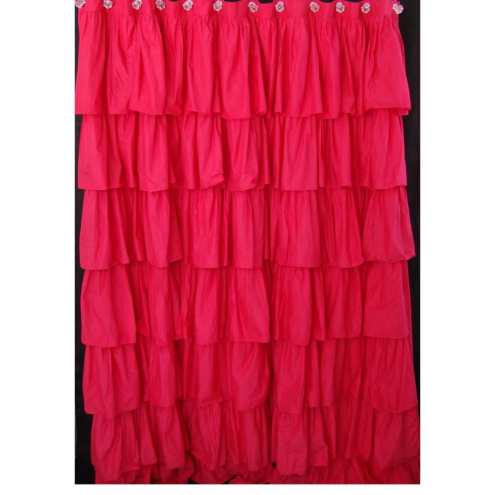 1000x1000px 7 Cool Pink Ruffle Shower Curtain Picture in Others