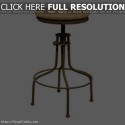Furniture , 7 Charming Reclaimed wood bar stools : Reclaimed Wood Swivel Bar Stools
