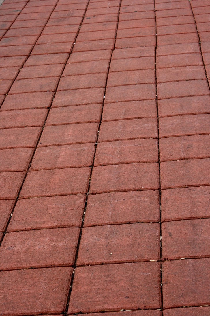 Others , 6 Charming Red brick pavers : Red Pavers Sidewalk