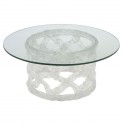 Furniture , 7 Best Lucite coffee table : Reticulated Lucite Coffee Table