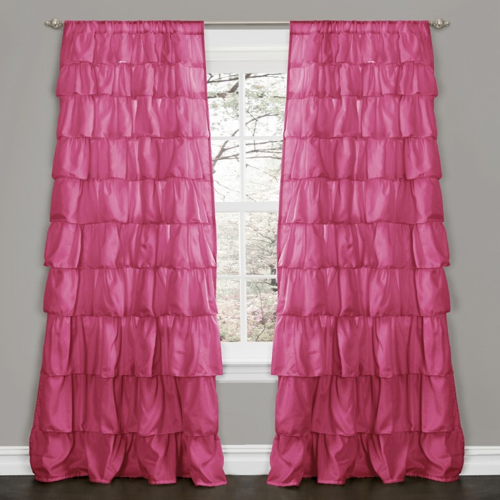 Others , 7 Superb Ruffle curtain panel : Ruffle Window Panel