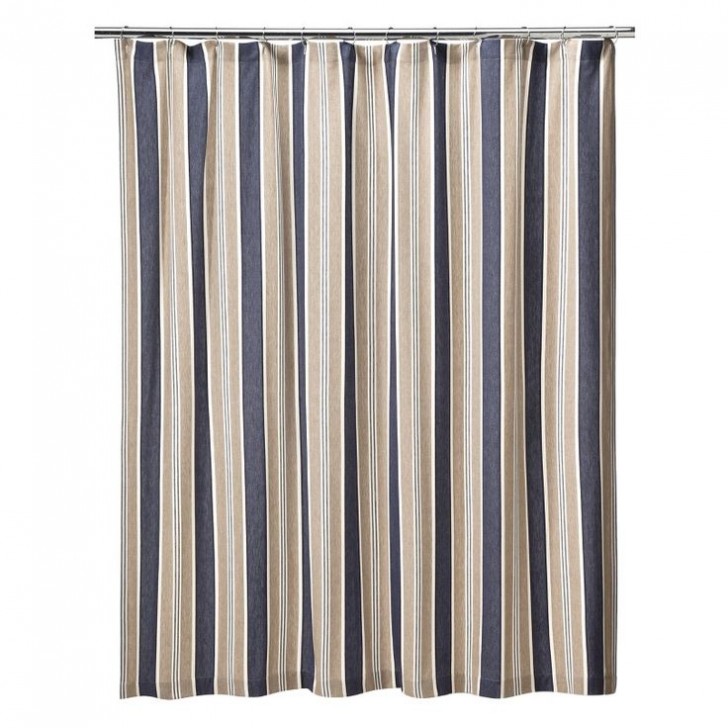 Others , 8 Stunning Striped shower curtain : Rugby Stripe Shower Curtain