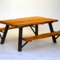 Rustic Log Picnic Table , 8 Good Rustic Picnic Tables In Furniture Category