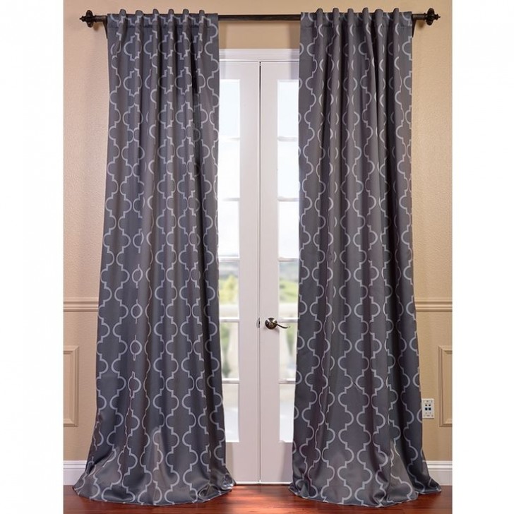 Others , 7 Good Grey blackout curtains : Seville Print Grey