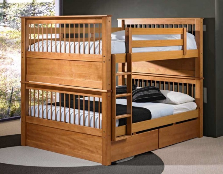 Bedroom , 5 Best Loft beds for adults : Solid Wood Bunk Beds For
