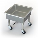 Stainless Steel Rolling Utility Sink , 7 Top Slop Sink In Kitchen Category