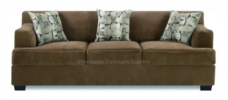 Furniture , 8 Good Velvet sectional : Trinidad Tan Velvet Sofa