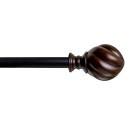 Woodtone Swirl Drapery Rod Set , 6 Perfect Oil Rubbed Bronze Curtain Rods In Others Category