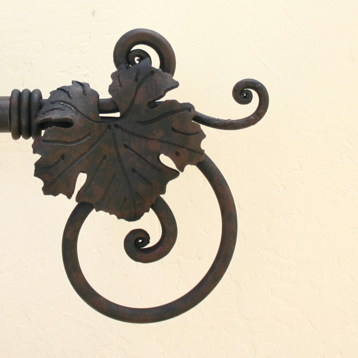 Others , 6 Popular Wrought iron curtain rods : Wrought Iron Finials