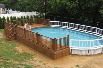 1200x900px 7 Best Above Ground Pool Decks Picture in Others