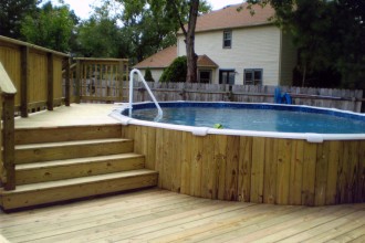 900x619px 7 Superb Above Ground Pools With Decks Picture in Others