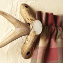 antler rod brackets antler , 7 Gorgeous Rustic Curtain Rods In Others Category