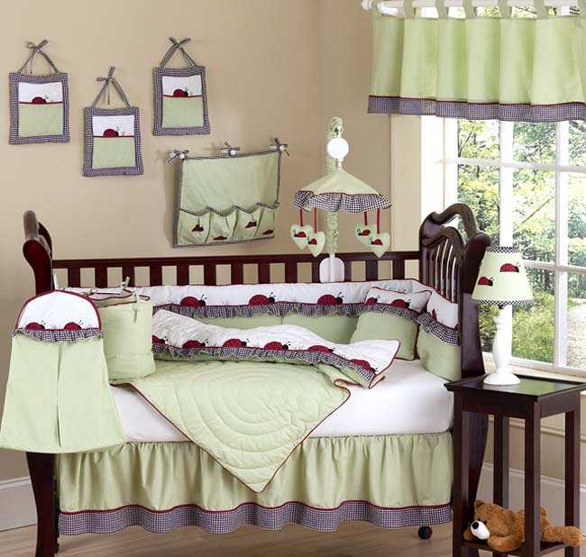 Bedroom , 8 Stunning Baby boy nursery themes :  Baby Bedding Set 