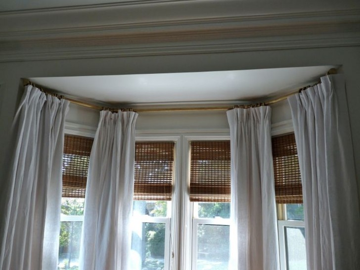 Others , 7 Stunning Curtain rods for bay windows : Bay Window Curtain Rods