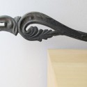black cast iron curtain , 6 Stunning Iron Curtain Rods In Others Category