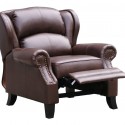 Furniture , 7 Ideal Leather wingback recliner :  chaise lounge