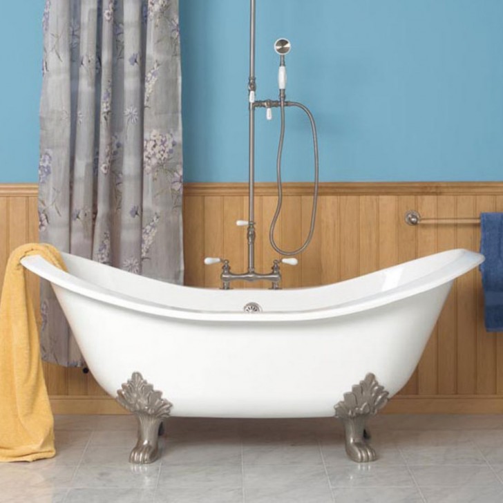 Others , 7 Good Claw foot tub shower curtain :  Claw Tub Shower Curtain Rod