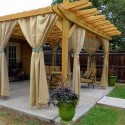  curtain panels , 8 Ideal Pergola Curtains In Homes Category