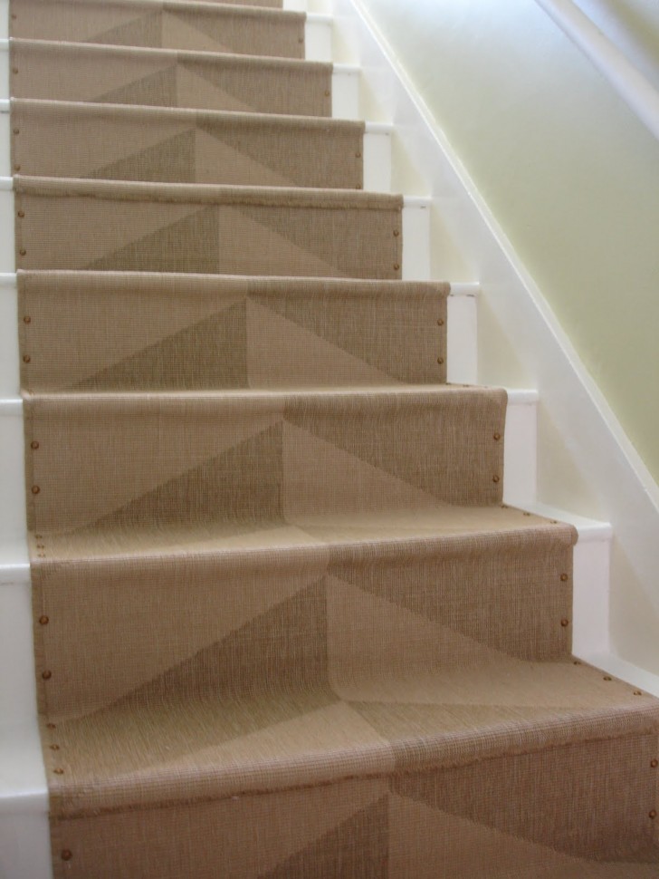 Others , 7 Best Carpet runners for stairs : Diy Nailhead Stair Runner