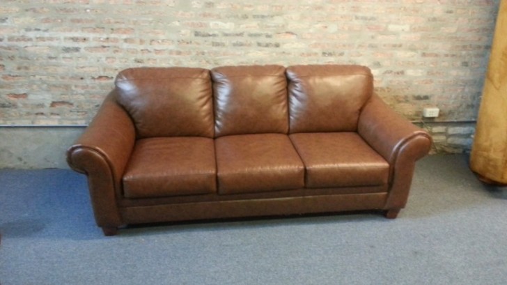 Furniture , 8 Good Navy blue leather sofa :  Furniture Sofa