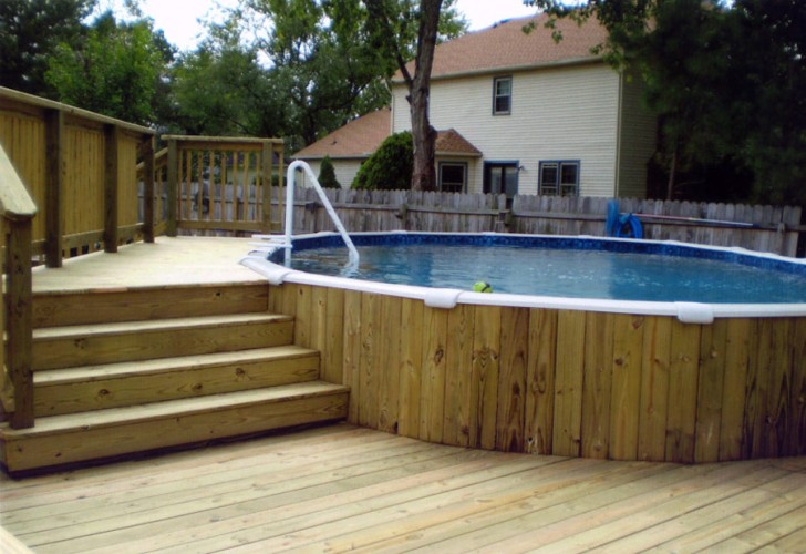 Others , 7 Best Above ground pool decks : Ground Swimming Pool Deck