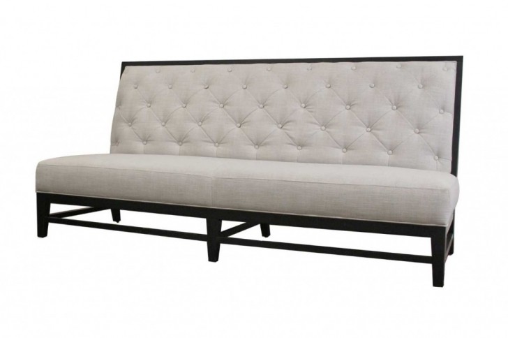 Furniture , 8 Awesome Banquette bench : Inches Gray Contemporary Dining Banquette