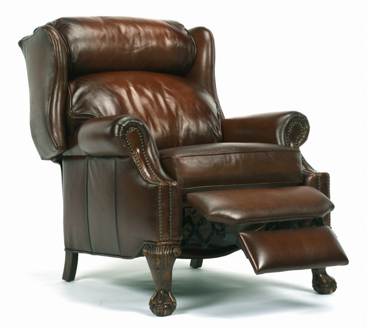 Furniture , 7 Ideal Leather wingback recliner :  Living Room Furniture
