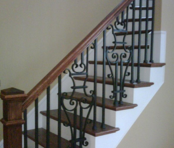 Interior Design , 8 Nice Wrought iron stair railing :  Ornamental Iron