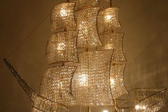450x600px 8 Stunning Pirate Ship Chandelier Picture in Lightning