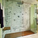 recessed into the floor , 8 Ideal Teak Shower Floor In Bathroom Category