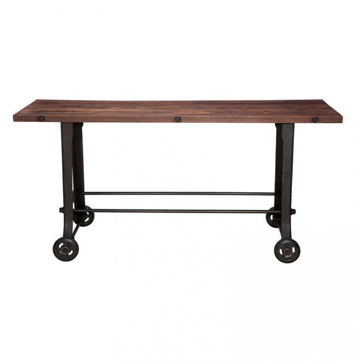 Furniture , 7 Ideal Reclaimed wood console table :  Reclaimed Teak Furniture