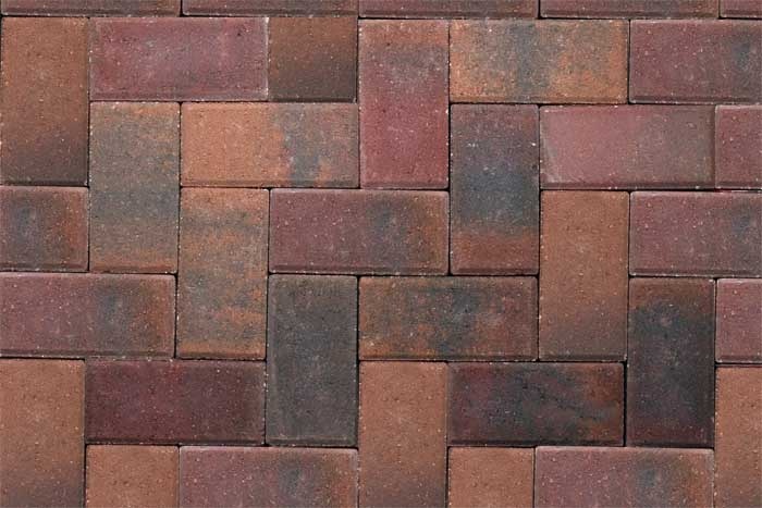 Others , 6 Charming Red brick pavers :  Retaining Wall Blocks
