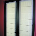 Interior Design , 8 Hottest Window coverings for french doors :  roman shades for french doors