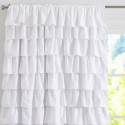  shabby chic curtains , 7 Superb White Ruffle Shower Curtain In Others Category