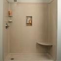 Bathroom , 8 Popular Cultured marble shower walls : shower base wall standard