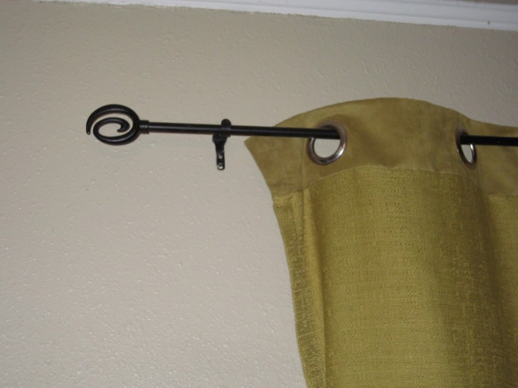 Interior Design , 8 Nice Bay window curtain rods :  Shower Curtain Rod