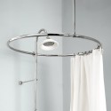 shower curtain rods , 8 Lovely Clawfoot Tub Shower Curtain Rod In Others Category