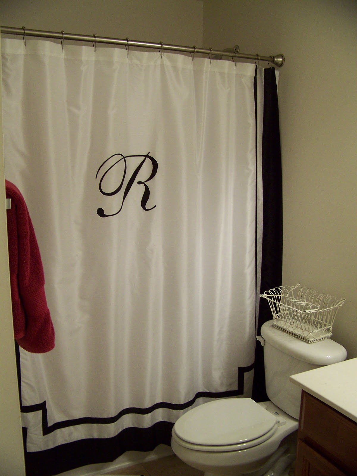 1200x1600px 8 Ideal Monogram Shower Curtain Picture in Others