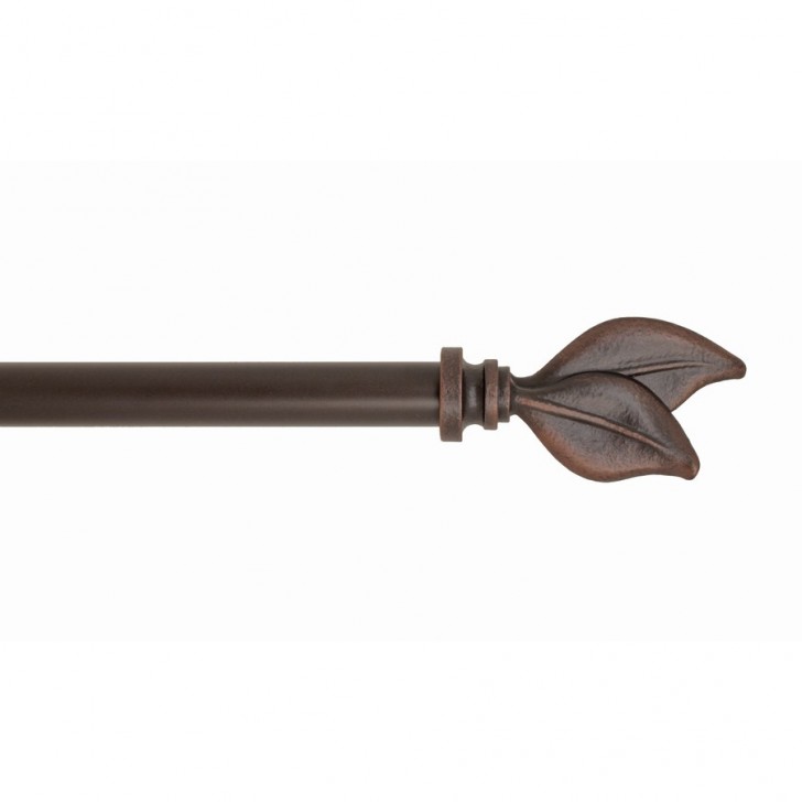Others , 7 Superb Bronze curtain rods :  Traverse Curtain Rods